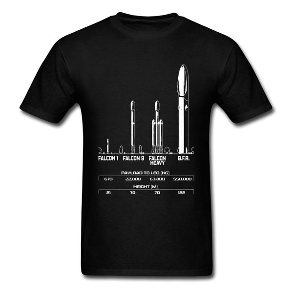 Payload Elon Musk Rocket Space SpaceX Tshirt Falcon Launch Mars Moon Occupy CCCP Soviet Father's T Shirt Men Oversized Satellite