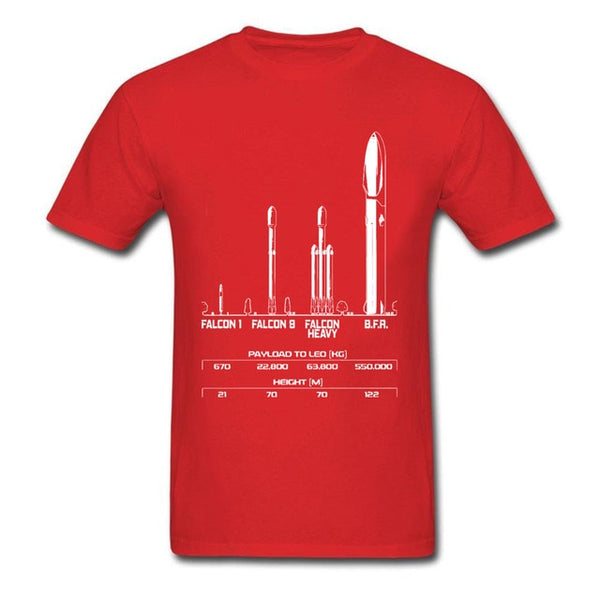 Payload Elon Musk Rocket Space SpaceX Tshirt Falcon Launch Mars Moon Occupy CCCP Soviet Father's T Shirt Men Oversized Satellite