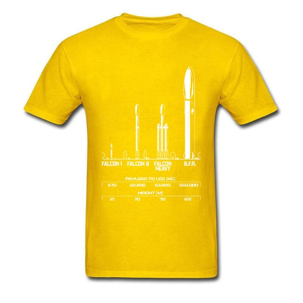 Payload Elon Musk Rocket Space SpaceX Tshirt Falcon Launch Mars Moon Occupy CCCP Soviet Father's T Shirt Men Oversized Satellite