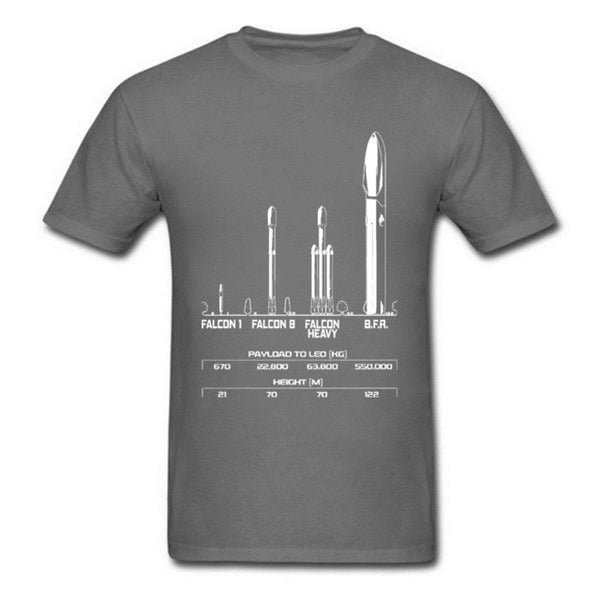 Payload Elon Musk Rocket Space SpaceX Tshirt Falcon Launch Mars Moon Occupy CCCP Soviet Father's T Shirt Men Oversized Satellite