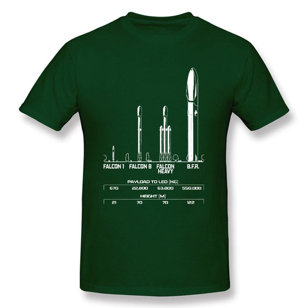 Payload Elon Musk Rocket Space SpaceX Tshirt Falcon Launch Mars Moon Occupy CCCP Soviet Father's T Shirt Men Oversized Satellite