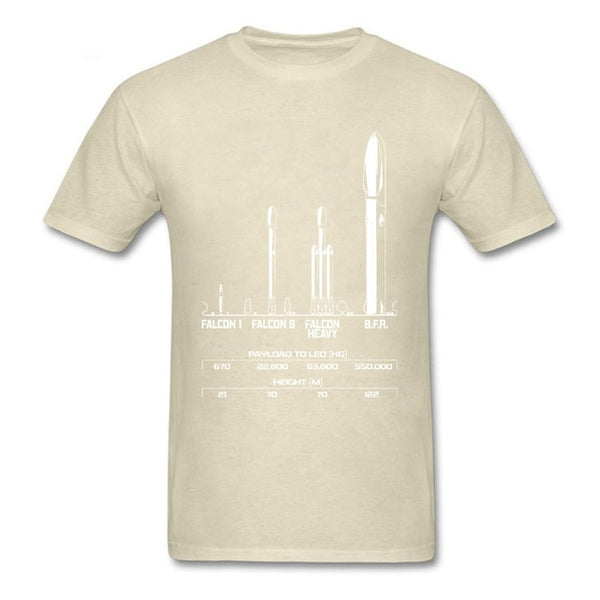 Payload Elon Musk Rocket Space SpaceX Tshirt Falcon Launch Mars Moon Occupy CCCP Soviet Father's T Shirt Men Oversized Satellite