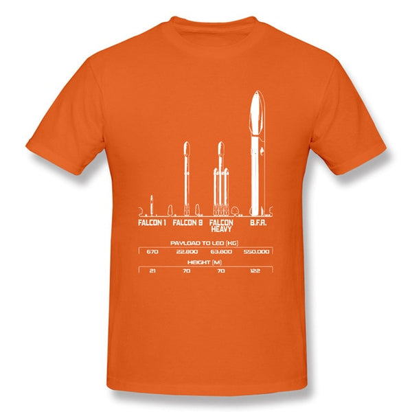 Payload Elon Musk Rocket Space SpaceX Tshirt Falcon Launch Mars Moon Occupy CCCP Soviet Father's T Shirt Men Oversized Satellite