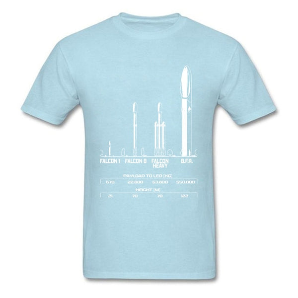 Payload Elon Musk Rocket Space SpaceX Tshirt Falcon Launch Mars Moon Occupy CCCP Soviet Father's T Shirt Men Oversized Satellite