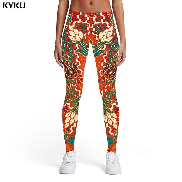 KYKU Galaxy Leggings Women Space Ladies Nebula Spandex Colorful Elastic Gothic Sexy Womens Leggings Pants Casual Slim Skinny