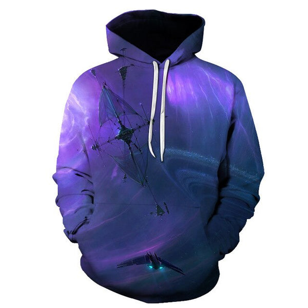 Various Styles Designs Space Galaxy 3D Hoodies Men/Women 3d Hooded Sweatshirts Print Purple Nebula Clouds Autumn Winter Hoodie