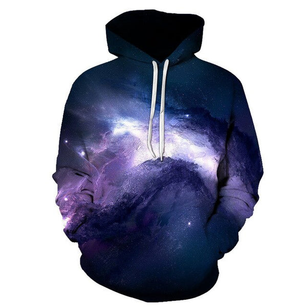 Various Styles Designs Space Galaxy 3D Hoodies Men/Women 3d Hooded Sweatshirts Print Purple Nebula Clouds Autumn Winter Hoodie