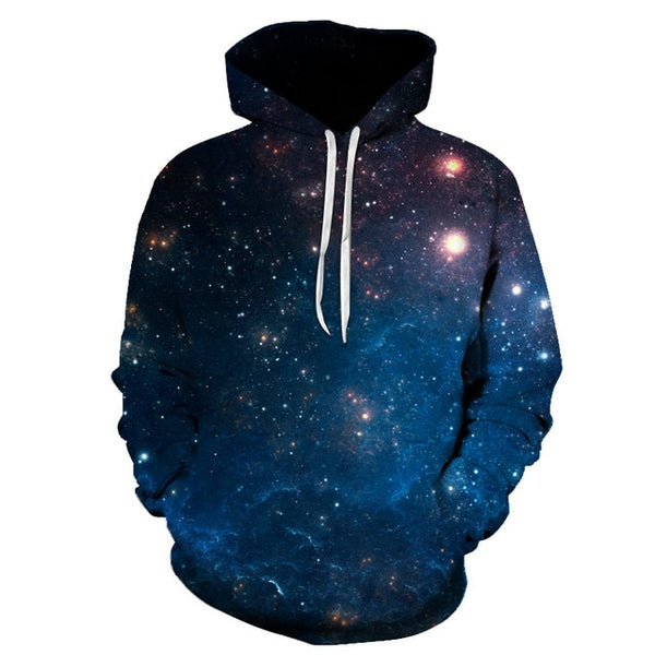 Various Styles Designs Space Galaxy 3D Hoodies Men/Women 3d Hooded Sweatshirts Print Purple Nebula Clouds Autumn Winter Hoodie