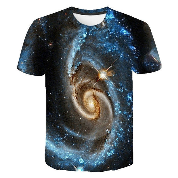 Space Galaxy Planet Universe 3D printed T-shirt men's ladies kids Sky Star 3D printed cool tops boys girls fashion streetwear