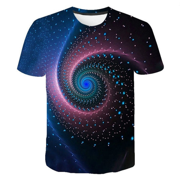 Space Galaxy Planet Universe 3D printed T-shirt men's ladies kids Sky Star 3D printed cool tops boys girls fashion streetwear