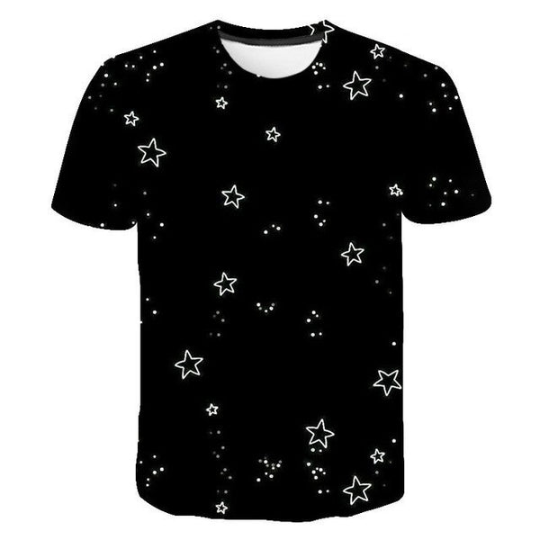 Space Galaxy Planet Universe 3D printed T-shirt men's ladies kids Sky Star 3D printed cool tops boys girls fashion streetwear