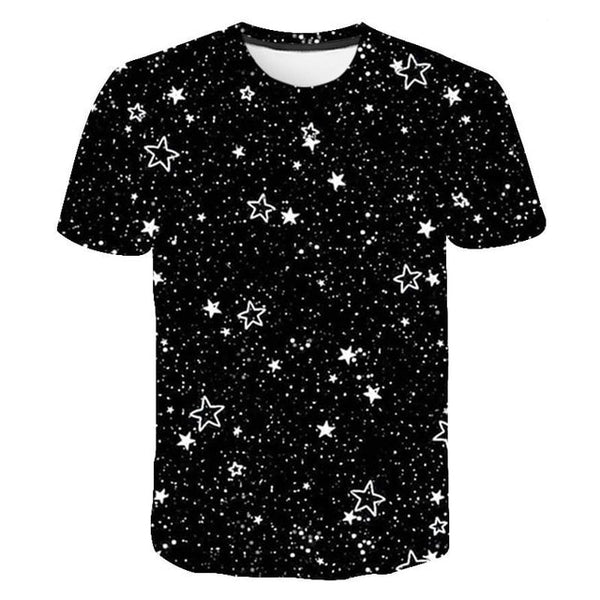 Space Galaxy Planet Universe 3D printed T-shirt men's ladies kids Sky Star 3D printed cool tops boys girls fashion streetwear